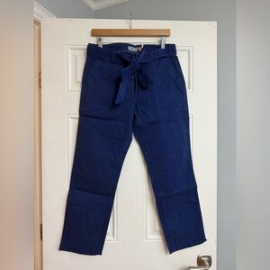 vineyard vines everyday utility chino pants in blue nwt size 8